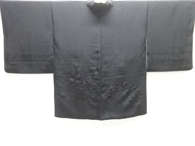 JAPANESE HAORI / EMBROIDERY / KIKU & STREAM